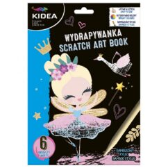 Laste kraapimiskomplekt pakendis, mille kaanel on haldjas.