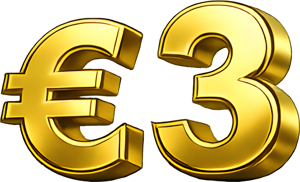 3 eur
